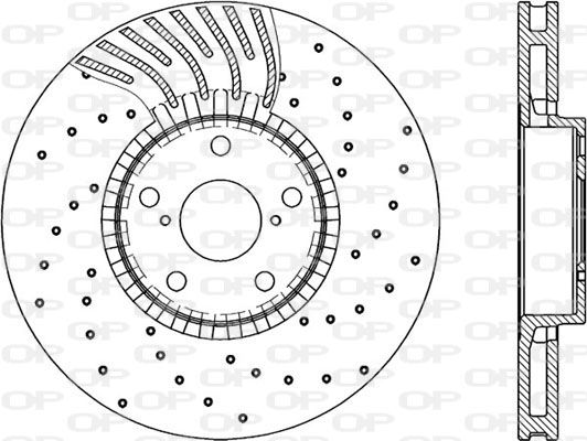 OPEN PARTS stabdžių diskas BDRS2285.25